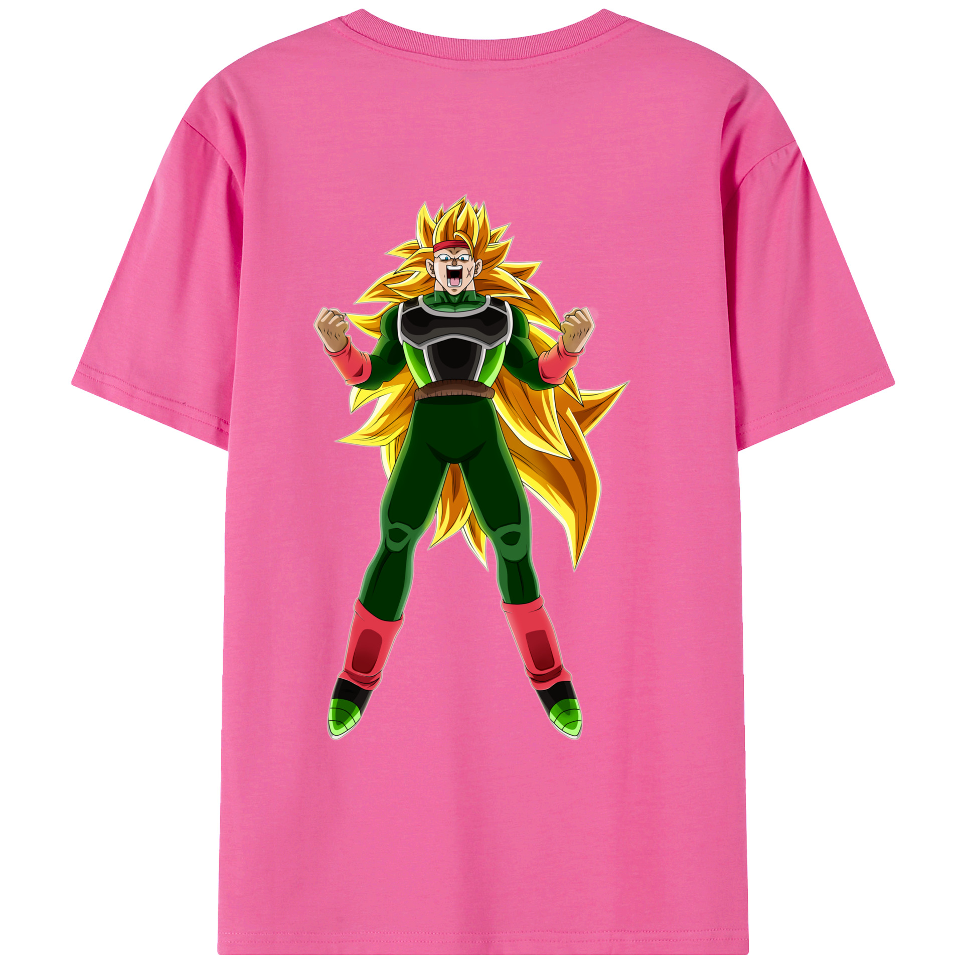 （画像用） ドラゴンボール ブロリー DRAGON BALL Broli レディース半袖Tシャツ(バックプリント)